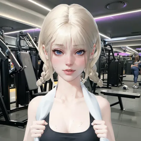 ( high quality , ultra detailed, careful with hand and face) dark, hd quality, zepeto character, realistic woman body, focus on ...