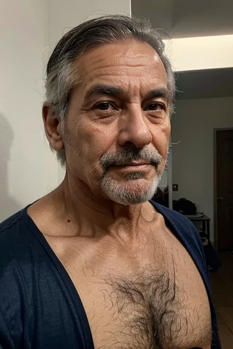 homem de 65 anos com barba grisalha