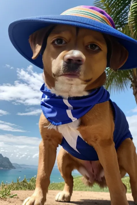 breed dog, Maltese, fofos posando para uma foto usando roupas fofas, luxurious hat, ties, bandanas, vestido, Cores fofas, children&#39;s clothing colors for dogs. low angle view, eye level shot (virilha),Just huge morbid thighs, gordinhas, extremamente gro...