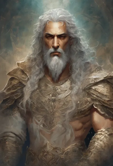 um retrato de(( um homem )) com barba, ((pernas musculosas)), ((peitoral forte e largo))in high definition, em 8K de ((um homem)) de 18 anos, (( Homem)), Deus do Mar, Deus do Oceano, Luthien, arte de deus, Deus da mitologia grega, Deus da Lua, Deus do amor...