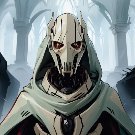 General Grievous, hooded, undead, necromancer, magic, horror, fantasy