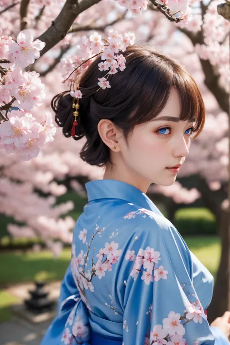 (masterpiece, best quality:1.3)
BGIsobel, 1girl, short hair, blue eyes, pointy ears, yukata, japan, cherry blossoms, hair ornament,  very detailed peeking peeking, extremely detailed, trending on artstation