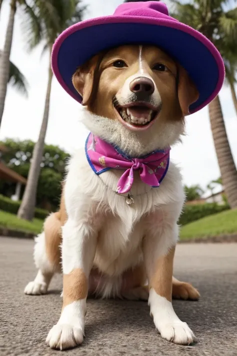 Collie dog with abnormal size hair, pelugem tamanho Gigantescos, pelagem muito longo  e cor dos pelos albino, usando roupas jeans, usando roupas da moda, usando vestido fofo de princesa ou vestido fofo de noiva, brincando com seus Brinquedos em um lindo qu...