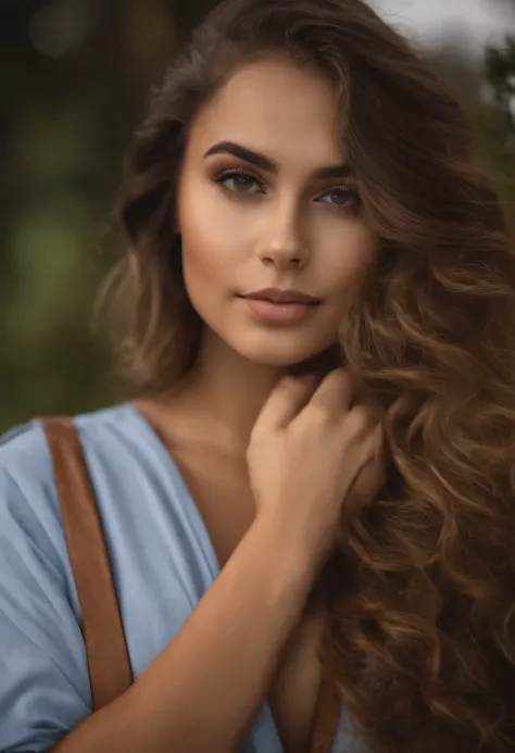 Arafed mulher com regata e calcinha combinando, Menina de 16 anos com olhos azuis, pele branca, cabelos castanhos claros e olhos grandes, selfie de uma jovem, camera eyes, sem maquiagem, Maquiagem natural, looking directly at the camera, como enganar artgr...