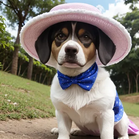 Cuvac breed dog with abnormal size hair, pelugem tamanho Gigantescos, pelagem muito longo  e cor dos pelos albino, veste casaco, veste jaqueta de couro
 preta brilhoso, usando roupas da moda, usando vestido fofo de princesa ou vestido fofo de noiva, brinca...