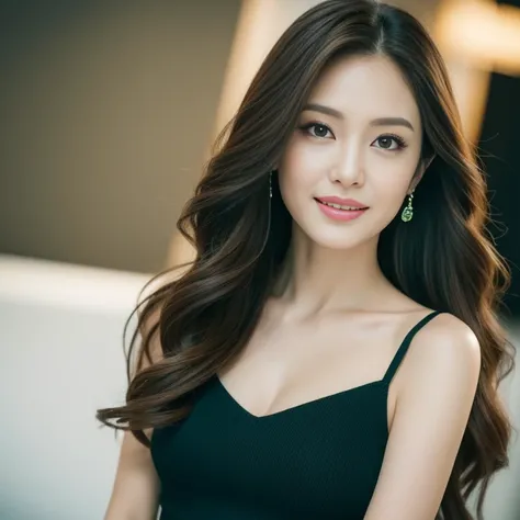 ((Angelina Sole)),((highest quality, 8K, masterpiece : 1.3)), sharp focus : 1.2, beautiful woman with perfect figure : 1.4, slim abs : 1.2, ((dark brown hair)), (Natural light, green : 1.1), Highly detailed face and skin texture, fine eyes, double eyelid、(...