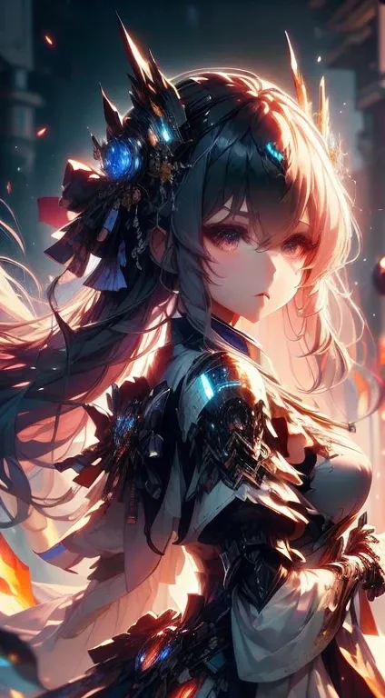 cinematic, very detailed, and extremely detailed, this artwork is、capturing the essence of a girl with breathtaking beauty. colo...