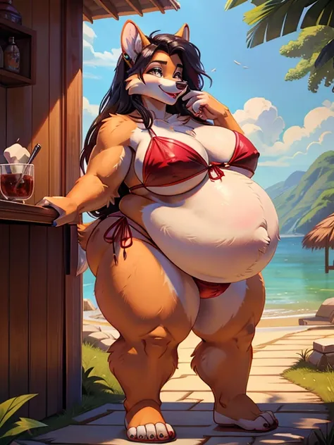 Fattest pregnant woman in the world, biggest belly ever, humongous weight gain, super size, ssbbw, super heavyweight, stuffed belly, huge, gigantic, enormous, morbidly obese, very fat, very big belly, overweight, tight bikini, Tawna Bandicoot 