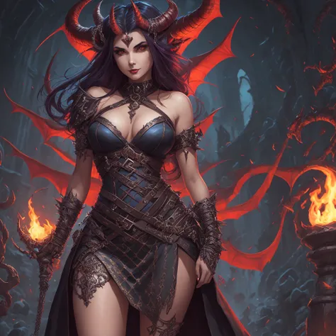 a close up of a woman with horns and a demon costume, beautiful succubus, succubus | medieval, beautiful elegant demon queen, succubus, demoness, diablo 4 lilith, demon girl, tiefling, succubus in tight short dress, extremely detailed artgerm, demon woman,...