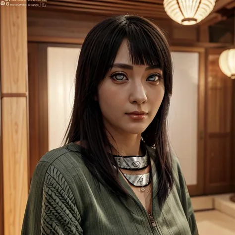 hinata, the beautiful and tall character from konoha, is rendered in super realistic and exquisitely detailed ways. her captivat...