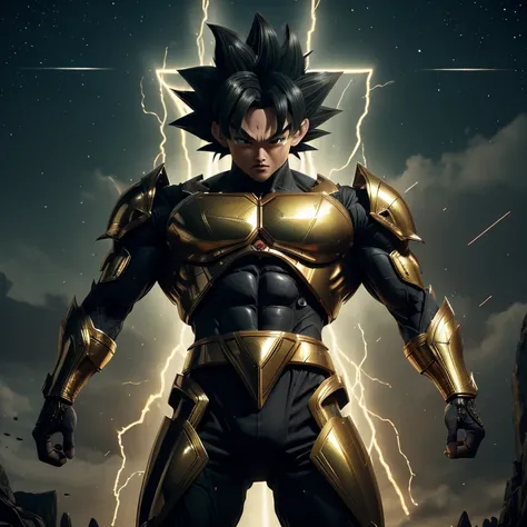 ((Mega detailed CG, 8k resolution))

Goku, standing tall with his powerful muscles bulging, is shown in the height of his Mastered Ultra Instinct transformation. His Saiyan hair, usually slicked back in a tidy bun, is now wild and disheveled as it stands o...