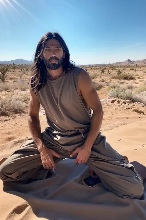 Jesus in the desert