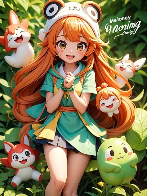 Futaba plant character says good morning！Greetings with cheerful anime characters