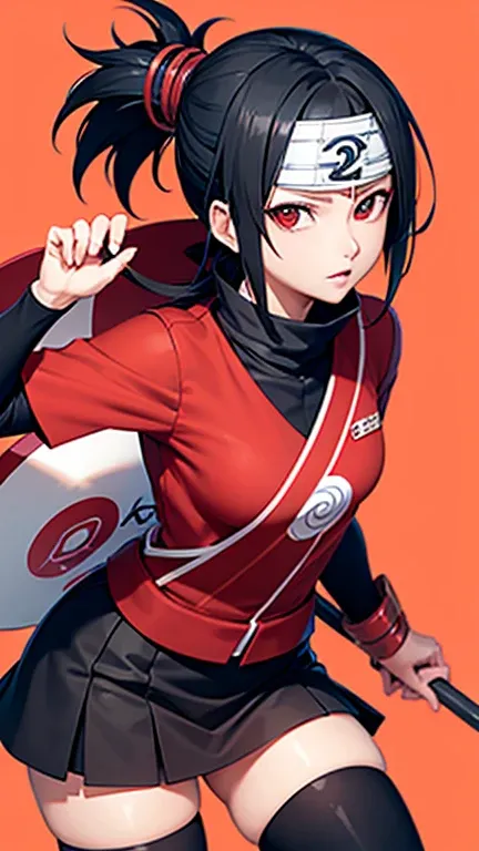 Konoha, 4k, sarada Uchiwa 25 ans, well trained 