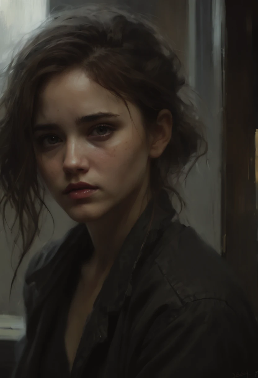 inspired by Casey Baugh, best quality, masterpiece, 8k