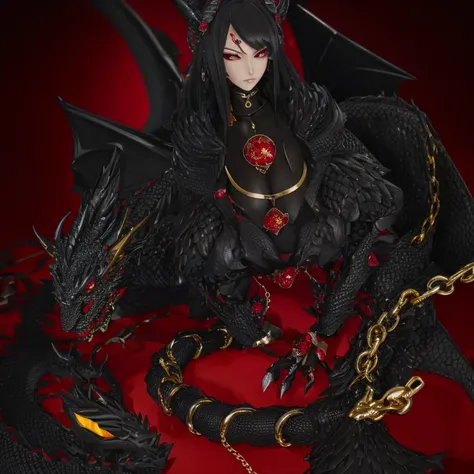 Red eyes black dragon chain with the rubies