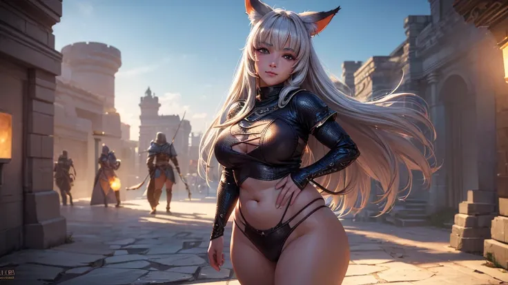 (Cinematic footage, full medium closeup, gorgeous 18-year-old kemonomimi woman soft pale skin, cute and youthful face, well-defined eyebrows, delicate nose, ultra-detailed: 1.1, photo-realistic: 1.4, depth of field, cinematic lighting, IMAX camera, HDR, DT...