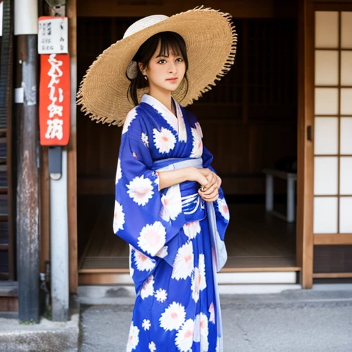 japanese woman、summer fashion、yukata