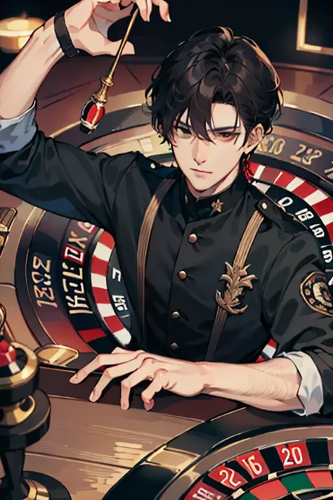 I want to create a character who is a professional at roulette who plays at batam and is a man called Zn And he plays in the roulette colors black and red those that alpha 1x