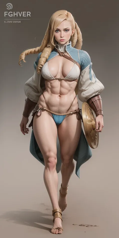 full body, whole body. slave fighter, loincloth