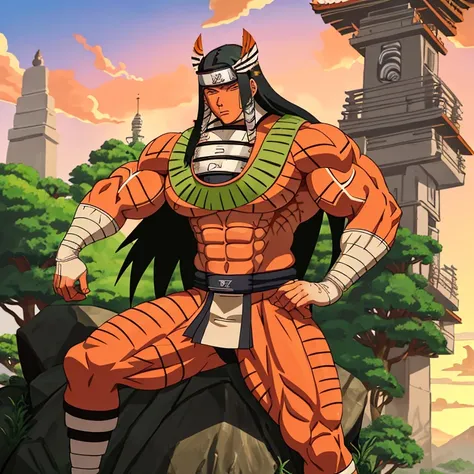 Masterpiece, one Aztec Native named Madara Uchicha, solo, wearing traditional attire with intricate patterns, rinnegan eyes glowing ominously, ultra-detailed and realistic, dynamic light and shadow, high resolution, sharp focus, depth of field, expression ...