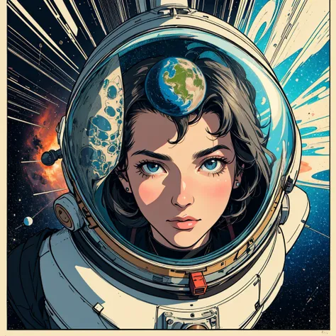 (((32k))),(((highest quality))),(Perfect One Woman),60s,70s,80&#39;s,old movie posters,retro,vintage,bauhaus,abstract,Space Thriller Movie Poster,Futuristic,shape,OK,cosmos,galaxy,satellite,mechanical,Geometric pattern,meteor,meteorite,planet,very delicate...