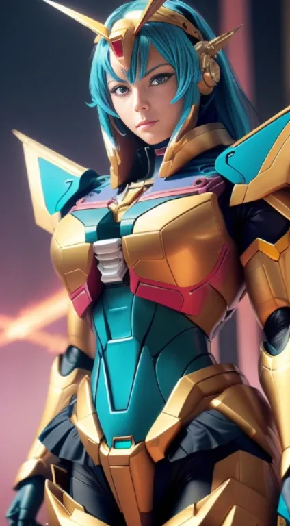 gold saint seiya limb armor, very large breast, bikini, marvel movie iron man cuirass, (gundam 00 gundam exia: 1.5), (mecha) (me...