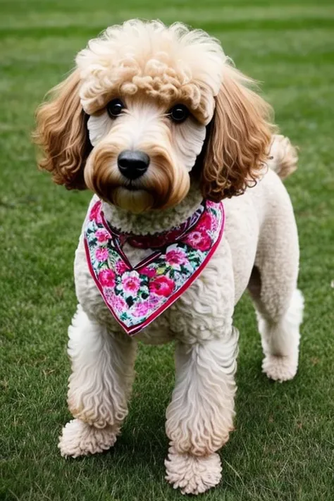  ,Tosa de poodle: 
O os cortes de pelo de Poodle. The ends are left bare with a pompom at the end, On the hands and feet, the tail is left rounded and the chest, the kidneys and head, peludos. It is the most used haircut in dog competitions and exhibitions...