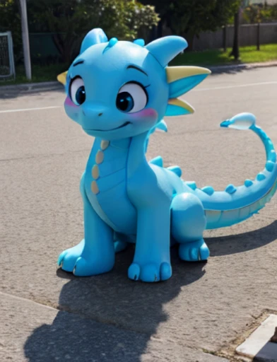 A cute baby dragon