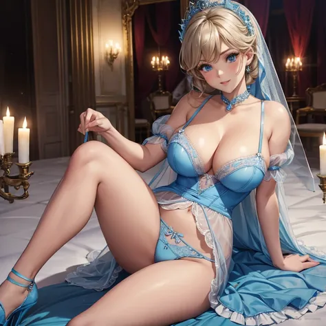 cute cinderella in lingerie