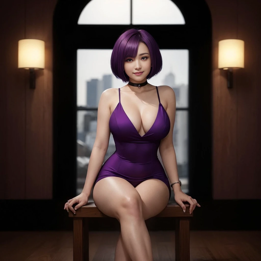 "AYANE FACE" (best quality,ultra-detalhado,Realistic:1.37), retrato, Detailed eyes and facial features, textura de pele delicada e suave, Corpo Perfeito, textura ultra realista, maquiagem perfeita, maquiagem vermelha nos olhos, batom vermelho,  cute smile ...