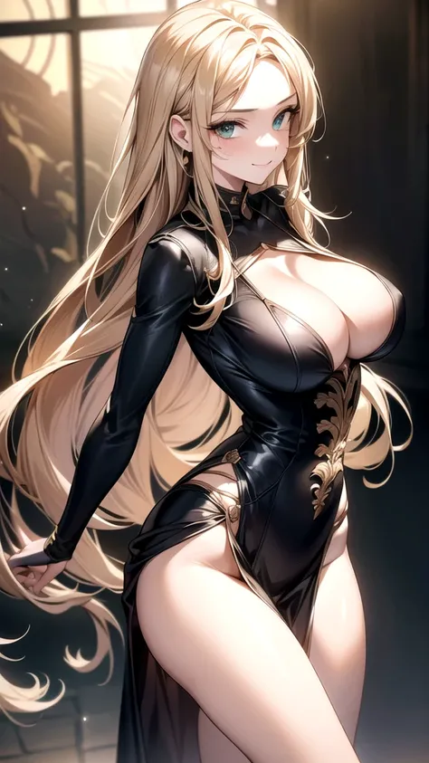 ((masterpiece, best quality, extremely detailed, absurdres)),((high resolution)) ,((8k)), a beautiful woman, ((She is one of the most famous actress.)), unparalleled beauty, ((large breasts:1.4)), ((large ass)), ((deep cleavage)), slim waist, chest out, ((...