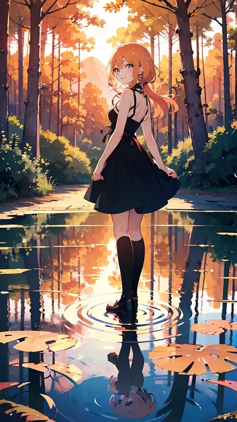 masterpiece, best quality, extremely detailed, anime girl with long hair and a black dress posing for a picture, sayori, Cute girl anime visual, anime moe art style, loli in a dress, anime girl weaAlsog a black dress, pretty anime girl, (anime girl), cute ...