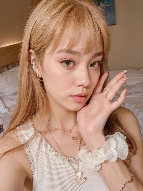 Chica araffe con pelo largo y piercings posando para una foto., ulzzang, Lalisa Manobal, Lalisa Manoban de Blackpink, maquillaje popular de corea del sur, maquillaje coreano popular, retrato de jossi de blackpink, kim doyoung, Cute aesthetics with flutter,...