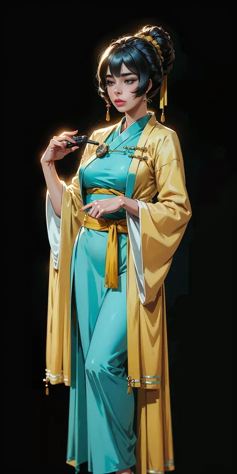 best quality, masterpiece,highly detailed,anime,1girl,hanfu,songstyle,song hanfu,song style outfits,perfect face,walking,simple background,
