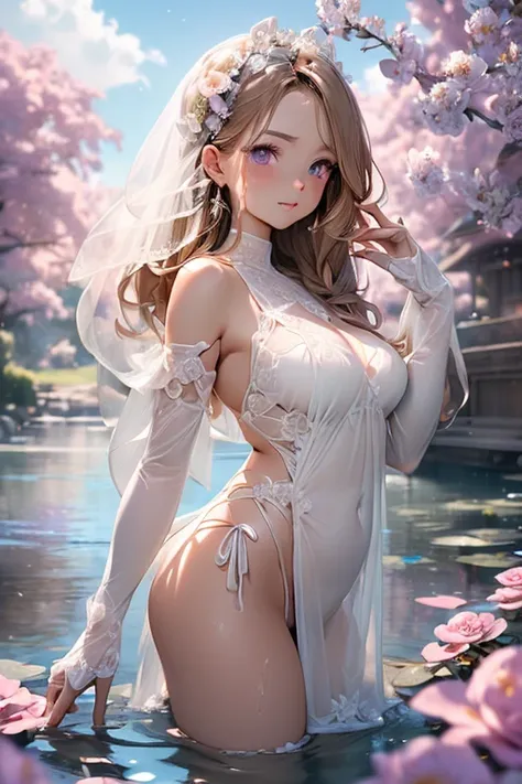 ((top quality)),(ultra high resolution),(Super detailed),(detailed description),((the most picturesque works of art),super precision art,amazing art of depiction,fantasy art:1.5, ((綺麗なflower々:1.3)), (glamorous body:1.5),fancy background effects、masterpiece...