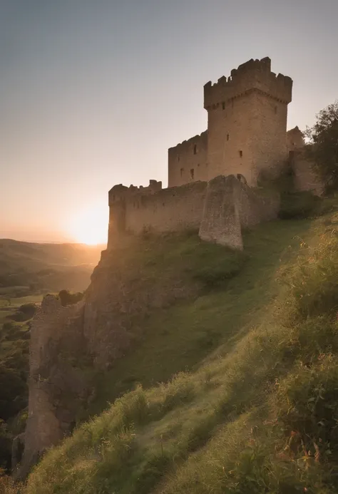 (8k, RAW photo, best quality, masterpiece:1.2),ruinas de um antigo castelo, celta, medieval, (8k, RAW photo, best quality, masterpiece:1.2), noite estrelada, dragons