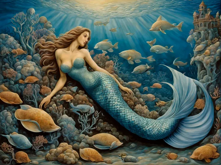 Dream of the Mermaid, by Octavio Ocampo