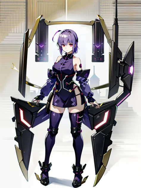 ( highest quality:1.3)
doa ayane, 1 girl, alone, chest, short hair, large chest, thighs , bare shoulders, arms, , head band,(Inside a futuristic research facility:1.4),hypnorolla,
empty eyes,full body,