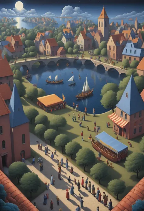 festival, by Rob Gonsalves, best quality, masterpiece, 8k