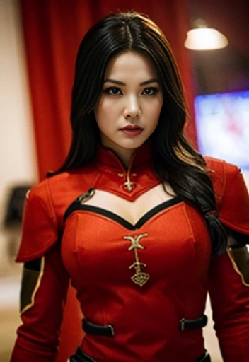 Female, Warrior, Sexy, Red Clothing