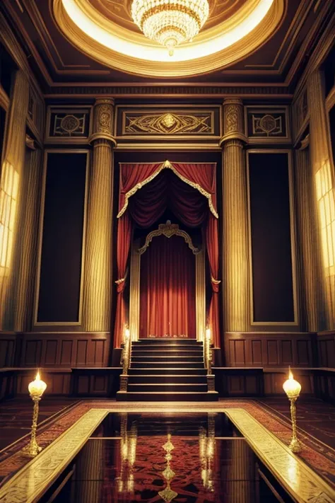 There is a room with a red carpet，There is also a red carpet, in the throne room, Jinluan Hall, exquisitely designed throne room, decadent throne room, rustic throne room, palace background, from inside the huge palace, in their noble mansions, kingdom of ...