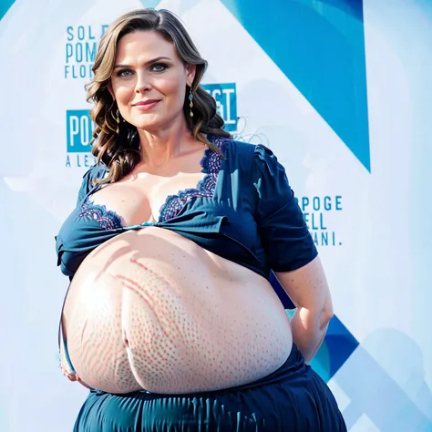 Solo Emily Deschanel  , Largest Baby Bump pregnant, Largest , nipple, cum,Big pregnant Belly, Big Pregnant girl, Largest Belly of Pregnant, huge pregnancy belly, Huge 9 months Pregnancy Belly, blue princess costume, ((alone))