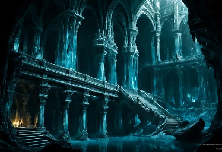 underworld, underground palaces of crystal, 