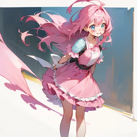 Anime character icons with adorable expressions, presented against a pristine white background, comprise this stylish and charming collection. Each icon features a unique and cute anime girl, showcasing varied emotions.

Icon 1: Pink-haired cutie, looking ...