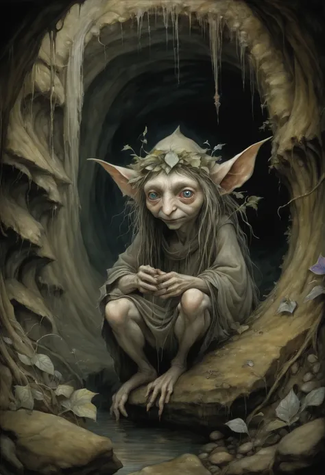 Underground world, by Brian Froud, best quality, masterpiece, 8k