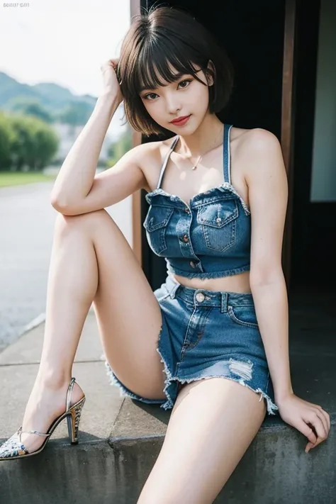 short cut hair,beautiful,K-POP idol,japanese idol,japanese actress,High resolution,beautiful skin,8K,RAW photo,highest quality,masterpiece,realistic,photo-realistic,clear,professional lighting,beautiful顔,highest quality,超High resolution,whole body,sexy,bea...