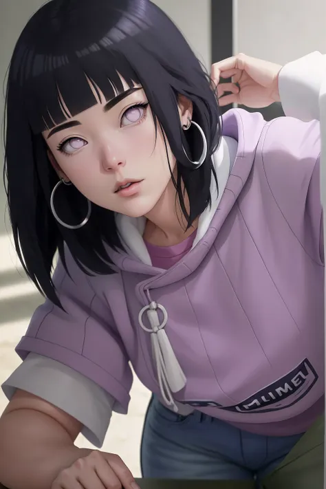 { - anatomy error} (masterpiece - ultra-detailed, very high resolution) , absurdities, hinata\(boruto\), 1girl, alone,mature fem...