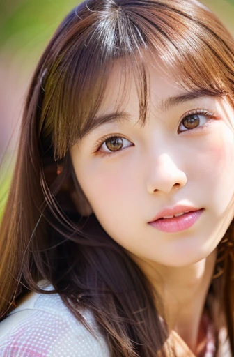 highest quality, soft light, ultra high resolution, (realistic:1.4), cherry blossoms,whole body,RAW photo, 1 japanese girl, alone, cute, (pupil, light in the eyes), detailed beautiful face, (small box),(High resolution details of human skin texture), (long...