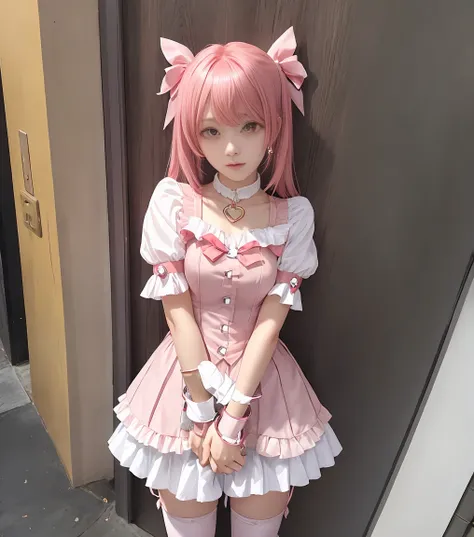 magical girl madoka kaname restrained in handcuffs